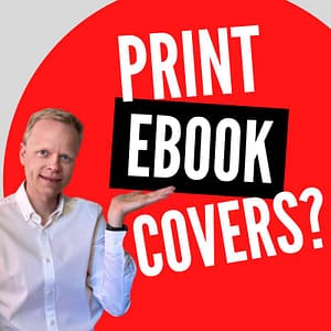 Can authors use same cover for print and ebook?