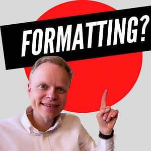The Secret Of Formatting Your Books Right